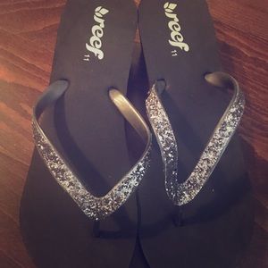 ❗️Bling Sandals❗️super cute with a 2 inch wedge